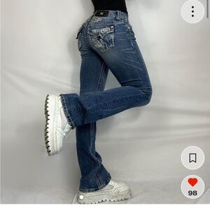 Miss me jeans mid rise boot cut